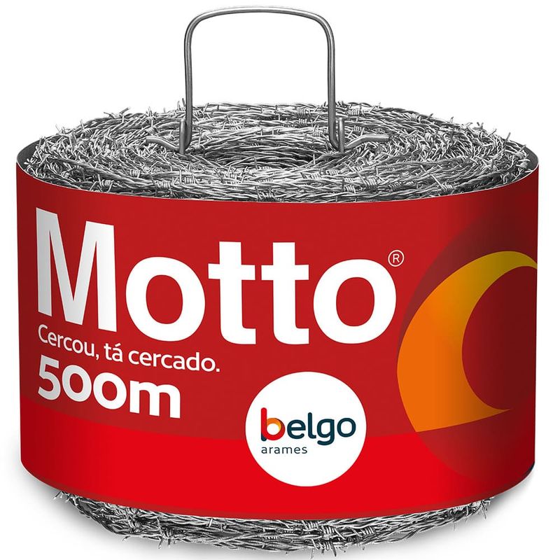 Imagem 1 de 8 de Arame Farpado Motto Belgo ® (500m)