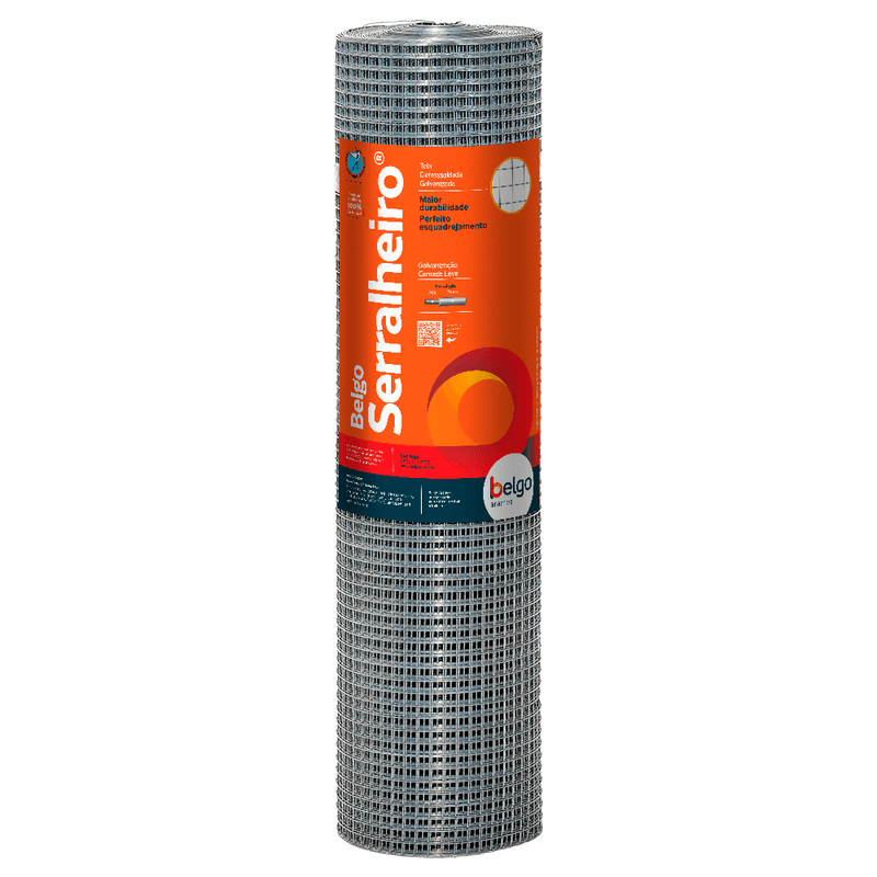 Imagem-1-de-6-de-Tela-Belgo-Serralheiro-®--Fio-165mm---15-x-15-cm-x-100m-