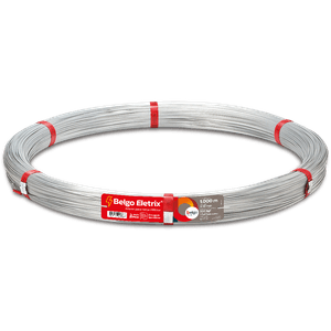 Arame liso Para Cerca Elétrica Belgo Eletrix 1000m