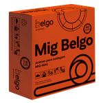 Imagem 3 de 3 de Arame Solda Mig Belgo BME-C4 - ER70S-6 ® 1,00mm (18kg)