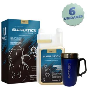 Kit: 6 Supratick Pour-On 1l – Ganhe 1 copo térmico