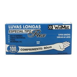 Luva Descartáveis Especial Flex – 100 unidades - Walmur