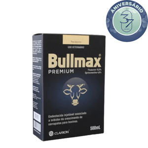 Bullmax Premium Inj - Fluazuron 10% - Eprinomectina 4,8% - 500ml - Vetoquinol