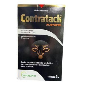 Contratack injetável – Fluazuron e Ivermectina – Bovinos – 1l