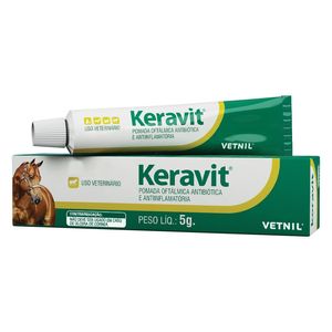 Keravit – Pomada Oftálmica – 5g – Vetnil