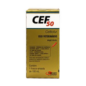 Cef-50 – Ceftiofur – Agener União – 100 ml