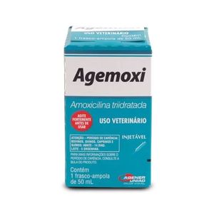 Agemoxi - Amoxicilina tri-hidratada - Agener União - 50ml
