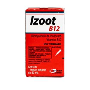 Izoot B12 - Dipropionato de imidocarb e Vitamina B12  - Agener União - 50ml
