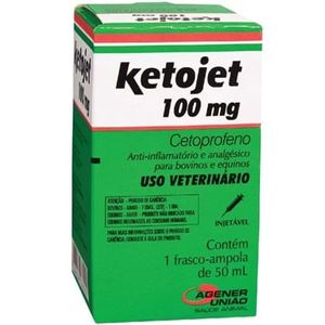 Ketojet - Cetoprofeno 100mg - Agener União - 50ml