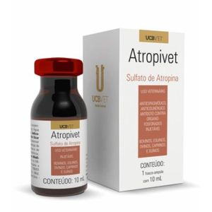 Atropivet - Sulfato de Atropina - UCBVET - 10ml