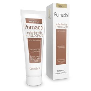 Pomadol - Anti-Infecciosa e Cicatrizante - UCBVET-50g