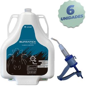 Kit: 6 Supratick Pour-On 5l – Ganhe 1 aplicador