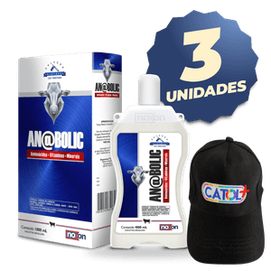 Kit: 3 Anabolic 500 ml – Ganhe 1 boné