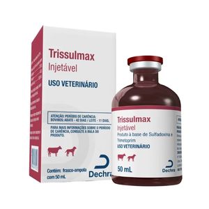 Trissulmax – Sulfadoxina + trimetoprim injetável – 50ml