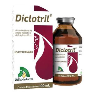 Diclotril - Anti-inflamatório - JA  Saúde Animal- 100 ml