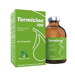Tormicina 100 - Oxitetraciclina – 50ml – JA Saúde Animal