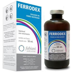 Ferrodex – Solução de Ferro Dextrano – 50ml