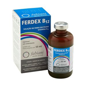 Ferdex B12 – Ferro Dextrano Injetável - 50ml