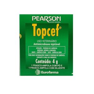 Topcef - Antimicrobiano Injetável - Eurofarma - 4g