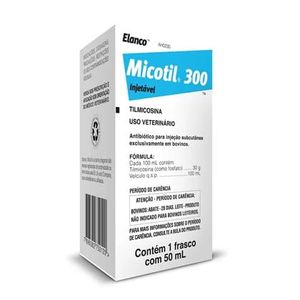 Micotil 300 - Antibiótico -  Elanco – 50ml