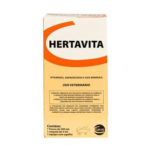 Hertavita Ceva com Agulha e Equipo - 500ml