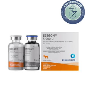 Ecegon – Gonadotrofina Crônica Equina – 5.000 UI – Biogénesis Bagó