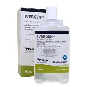 Ivergen - Ivermectina 1% - 500ml - Biogénesis Bagó