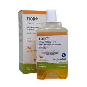 Flok - Doramectina 1,10% - 500 ml - Biogénesis Bagó