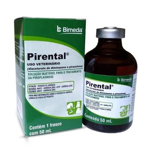 Pirental - Tratamento de babesiose - Bimeda- 50ml