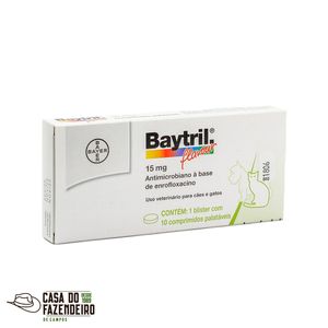Baytril Flavour 15mg - 10 Comprimidos