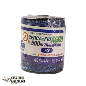 Cerca Elétrica Rural Agro Fio Eletroplástico  500m