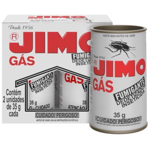 Inseticida Jimo Gas Fumigante 70g (c/2 Tubos ge 35g)