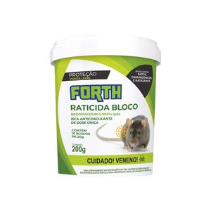 FORTH RATICIDA BLOCO BALDE 200G