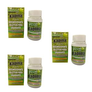 KIT 3 Desinfestante seletivo para gramado Kapina 60ml- Rawell -