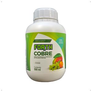 FORTH COBRE CON 500ml REG SP0032042000005 Cu 7% Ca 3% Stotal 3% FLUIDO SUSPENSAO CONCENTRADA FOLIAR