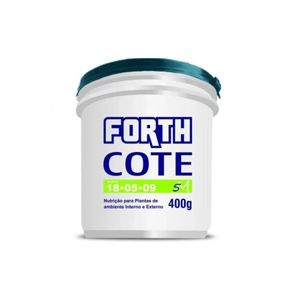 Forth Cote Plus 15-09-12 - 5M 400g Reg. no Mapa SP 003204-2000046 N15% P2O5 9% K2O12% Mg1,3% S6%Cu 0,05%Fe046%Mo0,02%