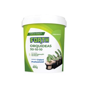 FORTH Orquídeas Crescimento 30-10-10 400g REg. no Mapa SP0032042000050 N30% P2O5 10% K2O 10%