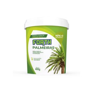 Forth Palmeiras 400g Reg. SP-8008110044-1  N10%P2O55%K2O10%Ca2%Mg4%S14,7%