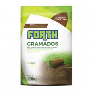 Forth Condicionador de Gramados 20Kg  REGSP0032042000071 CTC200 mMOLc/KG CRA 155% CLASSE F