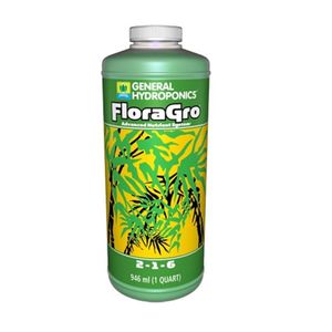 Fert min misto hidrop FloraGro 946ml conc REGPR0008206 000004 2N 1P2O5 6K2O 0,5Mg Fluido1,13g/LloteSR6142021112A-1 03/26