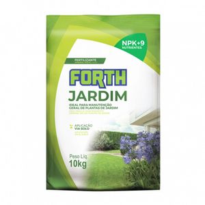 Fert. Forth Jardim 10Kg  Reg.SP0032042000009 N12%;P2O55%;K2O15%;Ca1%Mg1%S13%B0,06%Mn0,1%Cu0,05%Fe0,22%Mo0,005%Zn0,20%