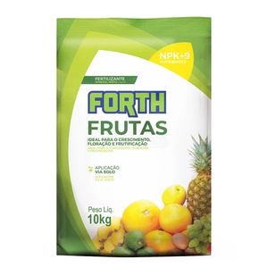 Fert.Forth Frutas 10Kg REG SP0032042000009 N12%P2O55%K2O15%Ca1%Mg1%S13%B0,06%Mn0,1%Cu0,05%Fe0,22%Mo0,005%