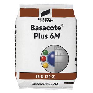 Fertilizante Basacote Plus 6M 25Kg N total 16%, P2O5 sol. em CNA+AGUA 8%, K2O Sol em agua 12%, Mg Total 1,2%, S Total5%