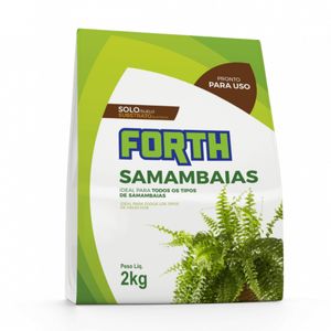 Forth Substrato Samambaias 2Kg SP003204-2.000055 PH7,3 CRA140% UmidadeMax20% CE0,25 Densidade310KG/M3