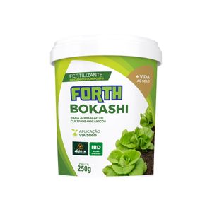 FORTH BOKASHI 250G REG SP003204-2.000107 N0,5%;COT 15%;UMIDADE MAX 30%;;C/N 20;CTC 250MMOLC/KG;CTC/C 15