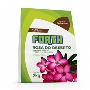 FORTH SUBS ROSA DO DESERTO 2 KG SP 003204-2.000054 PH 6,6 CRA 160% UMIDADE MAX 20% CE 0,18 DENSIDADE 475 KG/M3