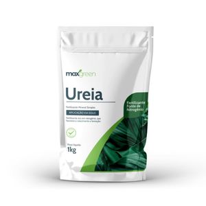 Fertilizante Mineral Simples Ureia Maxgreen 1Kg Reg. Mapa SP003204000087 N sol. em agua 45%