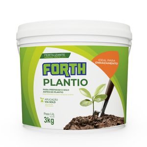 FORTH PLANTIO 3KG REG0032042000015P2O512% Ca22% Mg6,7% S3% B0,11% Cu0,07%Fe0,2% Mn0,1% Mo0,005% Zn0,18% Si1%