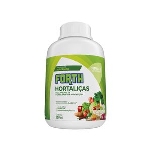 FORTH Hortaliças Conc. 500ml SP003204-2000036 N5%P2O58%k2O0,2%Ca1%Mg1,0%B0,2%Mn0,2%Cu0,08%Fe0,1%Mo0,05%Zn0,4%CO6%