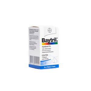 Baytril 5% Antimicrobiano 10ml